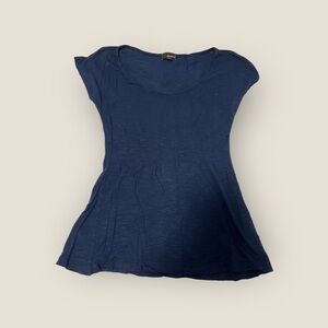 Aritzia Dilemma royal blue blouse